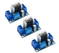 LM317 DC-DC 1.5A Convertisseur 4.2-40V à 1.2-37V Step Down Régulateur de tension réglable abaisseur alimentation stabilisée 5V 9V 12V 24V (3 pcs)