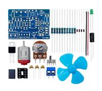 LM358 Kit de contrôleur de moteur CC pour circuit imprimé PWM à régulation progressive, kit de formation à la soudure pour débutants (kit)