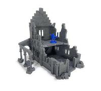 LM3D Arkenfel Maison médiévale en ruines type Gondor pour Wargames et miniatures 28 mm et 32 mm Modèle 3