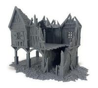 LM3D Bâtiment médiéval en ruines pour Wargames, Scénographie Briarwood Shop 3