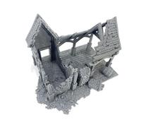 LM3D Forge médiévale en ruines - Scénographie pour Wargames et Miniatures Fantasy 28 mm/32 mm - Impression 3D