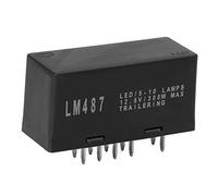 Lm487 Led Flasher Relay,Lm487 2006 Silverado Led Flasher Relay 10Pin Hazard Warning Turn Signal Flasher 10383321 Replacement for Silverado 1500 1500HD 2500HD 3500 2003-2006