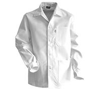 LMA 200244 ROULEAU Veste de Peintre Col Chevalier, Blanc, Taille 0