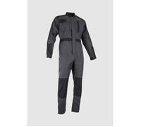 LMA Workwear Combinaison Potassium 4116 - fermeture bicolore au col officier - S Gris foncé/noir