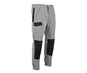 LMA-LEBEURRE LMA00549 Pantalon Jogging Molleton élastique LMA Gris 1782 Crypto T.L