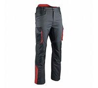 LMA Lebeurre Pantalon stretch FACOM Strap LMA00675 Noir/Gris/Rouge Taille 40