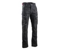 Pantalon multipoches stretch + poches genoux CORTEX NOIR - LMA LEBEURRE - 1783 44