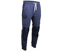 LMA Lebeurre - Pantalon de Travail Bicolore moletton 320 GR - Gamme Dynamics - Techno - Gris-Noir - 1601