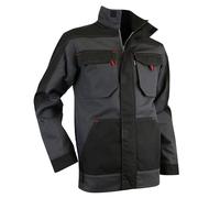 LMA WORKWEAR 1880 - Blouson de Travail Renforcé - 2064 CÉRAMIQUE - Bicolore, Multipoches, Ultra-Résistant - Idéal BTP, Industrie, Artisanat
