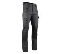 LMA WORKWEAR 1880 - Pantalon de Travail Renforcé avec Poches Genouillères - 1261 Argile - Bicolore, Multipoches, Ultra-Résistant - Idéal BTP, Industrie, Artisanat - Taille 50/Entrejambe 83