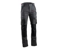 LMA WORKWEAR 1880 - Pantalon de Travail Stretch avec Poches Genouillères - 1783 Cortex - Multipoches, Ultra-Résistant - Empiècements Rétro-Réfléchissants - Idéal BTP, Industrie, Artisanat