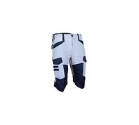 LMA Workwear Bermuda d'été 6092 Univers avec Poches Bicolores sur la Cuisse Taille 58 Gris Clair/Gris Nuit