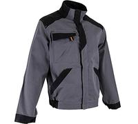 LMA Workwear Veste de travail BRASURE bicolore 100% coton Gris XXL