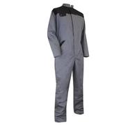 LMA Workwear SEIGLE 4098 Combinaison bicolore avec fermeture simple, taille XL, gris/noir