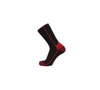 LMA Workwear Zeus 99104 Coolmax Paire de chaussettes avant en Cordura renforcé Talon et orteils Taille 43/45 Rouge/noir