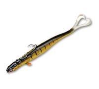 LMAB Drunk Shooter - Leurre Vertical - 25 cm - pour la pêche pélagique et Verticale - en Caoutchouc - pour la pêche au Sandre - Leurre pour la pêche en Bateau (Cherry Charly - 25 cm - 95 g)