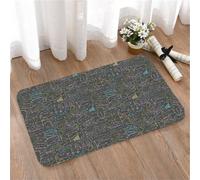 LMaFCaIGU Tapis de Porte Paillasson Interieur et Extérieur Antidérapant Absorbant,Équations, diagrammes et textes sur Les mathématiques obscures J'adore Les Maths !,40x60cm