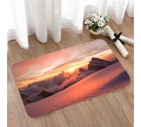 LMaFCaIGU Tapis de Porte Paillasson Interieur et Extérieur Antidérapant Absorbant, Lever de Soleil sur Le lac Decor dans Les Alpes suisses, offrant Une Vue Magique, 40x60cm