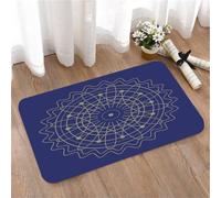 LMaFCaIGU Tapis de Porte Paillasson Interieur et Extérieur Antidérapant Absorbant,Mandala Minimaliste de géométrie sacrée céleste, inspirée d'un Cercle Occulte,40x60cm