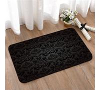 LMaFCaIGU Tapis de Porte Paillasson Interieur et Extérieur Antidérapant Absorbant,Motif vectoriel Oriental avec des éléments arabesques damassés et Floraux,40x60cm
