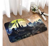 LMaFCaIGU Tapis de Porte Paillasson Interieur et Extérieur Antidérapant Absorbant,Ruines extraterrestres désertées sur Une planète lointaine,40x60cm