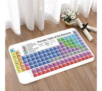 LMaFCaIGU Tapis de Porte Paillasson Interieur et Extérieur Antidérapant Absorbant,Tableau périodique des éléments avec légende de la Classification des métaux,40x60cm