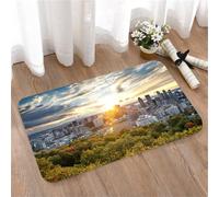 LMaFCaIGU Tapis de Porte Paillasson Interieur et Extérieur Antidérapant Absorbant,Vue panoramique de Montréal Depuis Mont,40x60cm