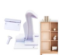 Lmaisdh Verrous invisibles pour armoire, adhésif invisible à l'épreuve des - Serrure de sécurité adhésive pour chambre à coucher, salle de bain
