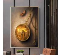 LMAIWANG Affiche surréaliste de la série Vladimir, imprimée sur toile, représentant un paysage, idéale pour la décoration murale d'un salon moderne (70 x 100 cm, sans cadre).