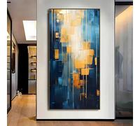 LMAIWANG Tableau sur toile, art mural abstrait contemporain, décoration intérieure, affiches et impressions, tableaux décoratifs pour salon (70 x 140 cm/sans cadre)