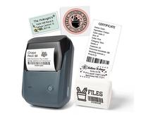 LMASBLTER B1 Étiqueteuses - Imprimante thermique portable Bluetooth pour petites entreprises, adresses, logo, vêtements, bijoux, vente au détail, courrier, imprimante d'autocollants pour téléphones et