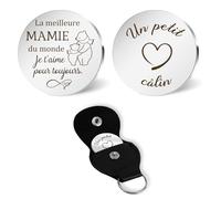 LmashRbaiw Cadeau pour Mamie Grand Mere,Un Petit Câlin Porte-Bonheur,Cadeau Fete Des Meres Grand Mere Mamies,Idee Cadeau Mamie Noel Original