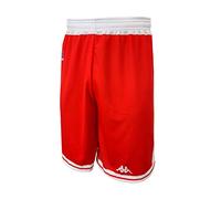 LMBC Lille Short Officiel Extérieur 2019-2020 Basketball Mixte Adulte, Rouge, FR : S (Taille Fabricant : S)