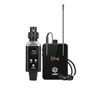 LMBGM AR9 UHF Mono Système de Moniteur Sans Fil Intra-Auriculaire Transmetteur & Récepteur de Ceinture pour Studio, Répétition de Groupe & Performance en Direct (AR9 Pro-1)