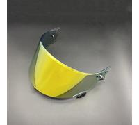 LMBN Visière de Casque, Visière de Casque, Bouclier de Casque for Shark Race R Pro GP Protection UV Coupe-Vent Remplacement intégral de visière de Casque de Moto (Transparent)(Revo Deep Gold)