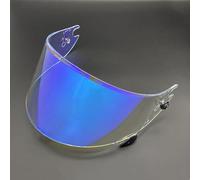 LMBN Visière de Casque, Visière de Casque, Bouclier de Casque for Shark Race R Pro GP Protection UV Coupe-Vent Remplacement intégral de visière de Casque de Moto (Transparent)(Revo Clear Blue)