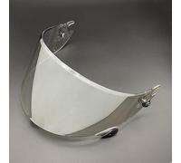 LMBN Visière de Casque, Visière de Casque, Bouclier de Casque for Shark Race R Pro GP Protection UV Coupe-Vent Remplacement intégral de visière de Casque de Moto (Transparent)(Revo Clear Silver)