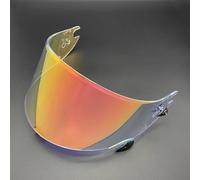 LMBN Visière de Casque, Visière de Casque, Bouclier de Casque for Shark Race R Pro GP Protection UV Coupe-Vent Remplacement intégral de visière de Casque de Moto (Transparent)(Revo Clear Red)