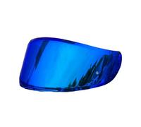 LMBN Visière de Casque, Visière de Casque, visière V14 for Casque de Moto MT Targo/Revenge 2/Rapide Pro/Blade 2 SV, Protection UV (Utilisation par Temps Noir Uniquement)(Revo Deep Blue-Day Use Only)