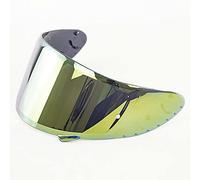 LMBN Visière de Casque, Visières de Casque, visière de Casque for Casque de Moto SH-OEI X14 Z7 Z-7 CWR-1 RF-1200 X-Spirit, lentille de Protection faciale de Motocross de Remplacement (Or)(Gold)