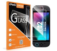 Lmcpa [2 Pièces] Verre Trempé pour 2025 Nintendo Switch 2, Installer Facile/Anti-Rayure/Haute Définition/9H Dureté Nouvelle Publié