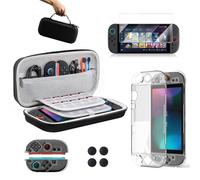 Lmcpa Étui Transport Compatible avec Nintendo Switch 2 2025, Accessoires Nintendo Switch 2 Comprenant étui, Protecteur d'écran, Housse Protection Transparente, Poignée pour Le Pouce