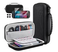 Lmcpa Pochette Étui de Protection pour Nintendo Switch 2 Kit D'accessoires,Accessoires Nintendo Switch 2 Comprenant Coque, Protecteur d'écran, Housse Protection Transparente, Poignée pour Le Pouce.