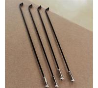 LMDO Lot de 10 sabots de vélo électrique avec rayons à rainure en acier inoxydable calibre 12 (vieux arrière 12,6 cm)