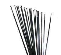 LMDO Lot de 12 rayons PSR 1432 - En acier inoxydable - Calibre 14 G - Disque de route noir - 295 mm