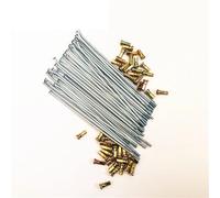 LMDO Lot de 36 pièces 8G/9G/10G CQR150 250 Racing Off-Road Moto avant et arrière 16/17/18/19/21" (3,2 mm x 198 mm)