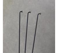 LMDO Lot de 5 sabots de vélo 14 g Diamètre 2,0 mm Noir Rayons J-Bend Longueur du corps 60-310 mm Range Be Customize Bike Wheel Spoke (longueur 299 mm)