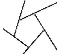 LMDO Pillar 1423 Lot de 12 sabots de vélo droits calibre 14G 2,0 mm en acier inoxydable radios de route (270 mm)