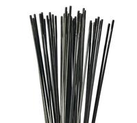 LMDO Pillar X-TRA Lot de 10 crampons à tête droite super légers Calibre 14 G 2,0 mm Rayons noirs avec noirs gratuits pour vélo (tirette striaght pull)