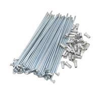 LMDO Vélo électrique 10 G Diamètre 3,0 mm Longueur 97-239 mm Échantillons + 36 pièces/lot Accessoires de moto en acier inoxydable Rayon de vélo de montagne (10G 164 mm)